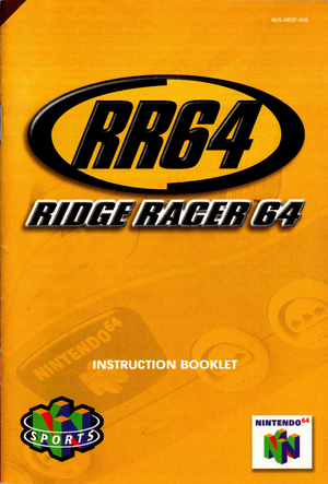 Manual - Ridge Racer 64