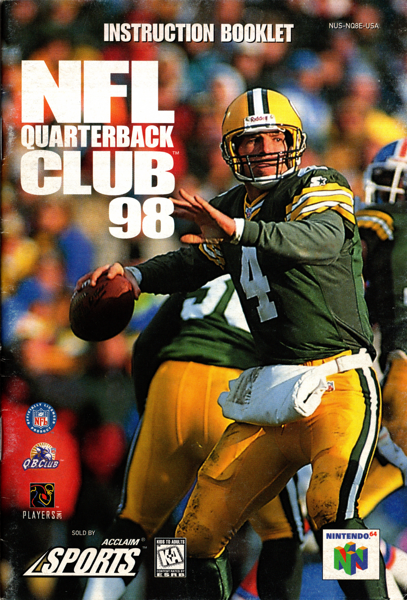 Manual - NFL Quarterback Club 98 - N64