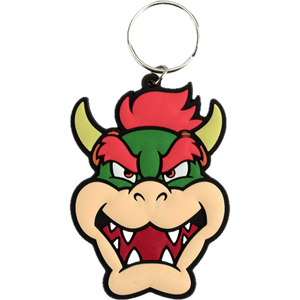 Keychain - Rubber Bowser - Super Retro