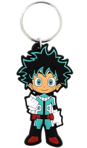 Keychain - Rubber My Hero Academia Deku - Super Retro