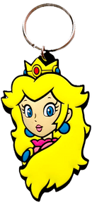 Keychain - Rubber Princess Peach - Super Retro