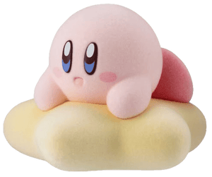 Kirby Shokugan Pupupu Doll - Kirby Warp Star - Super Retro