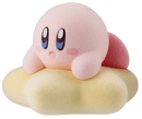 Kirby Shokugan Pupupu Doll - Kirby Warp Star - Super Retro