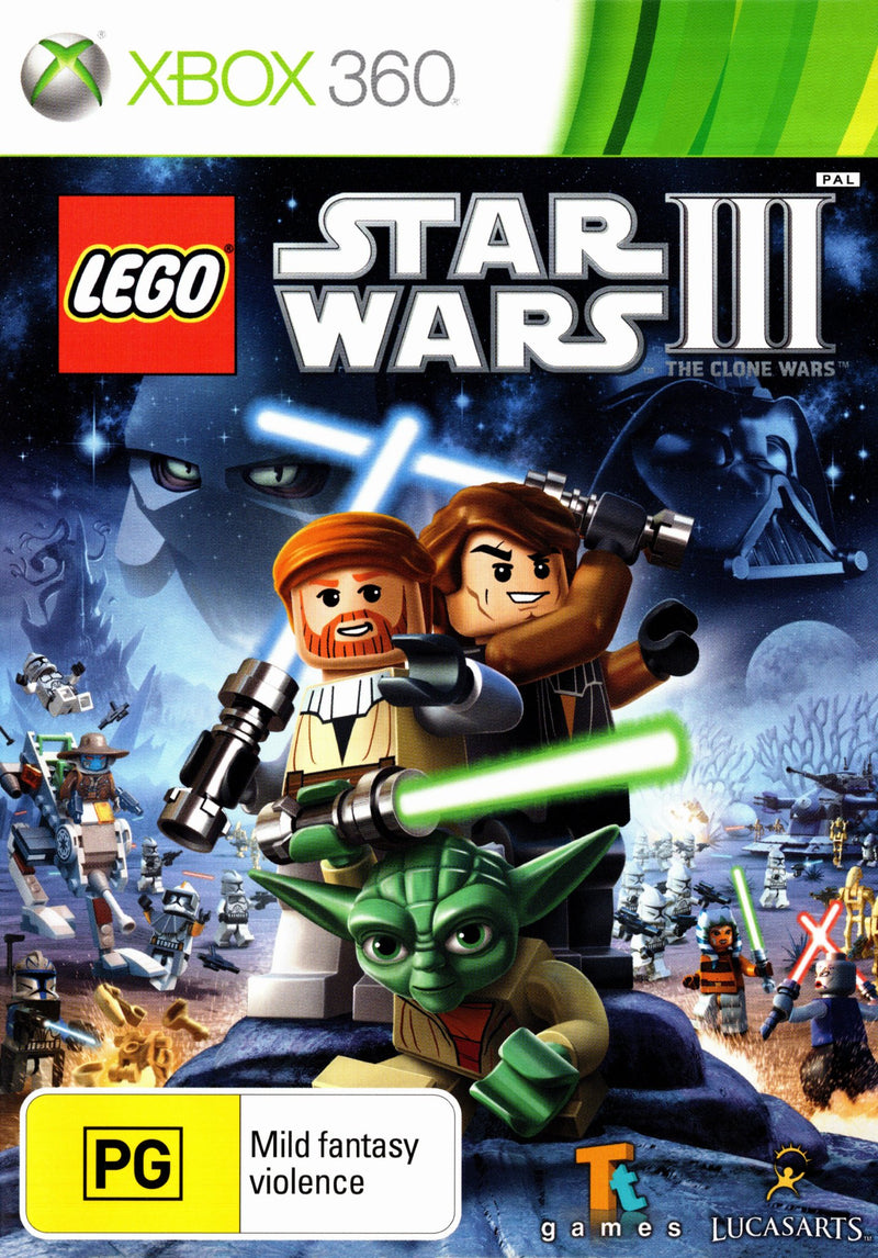 LEGO Star Wars III: The Clone Wars - Xbox 360 - Super Retro