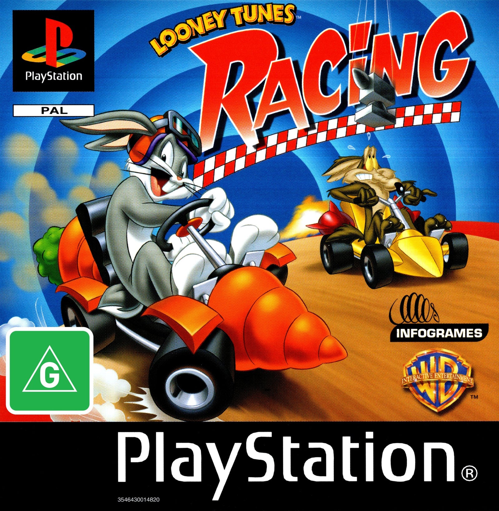 Looney Tunes Racing - PS1 - Super Retro - Playstation 1