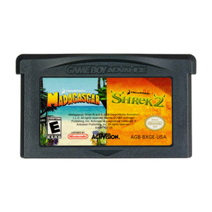 Madagascar + Shrek 2 - GBA - Super Retro