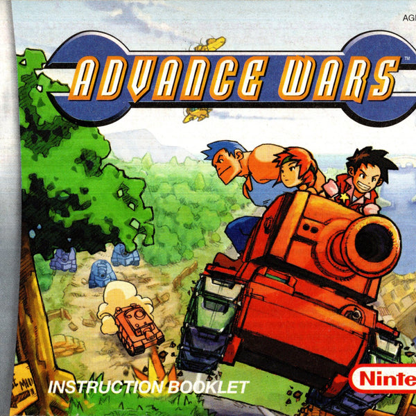 Manual Advance Wars GBA Super Retro Manuals