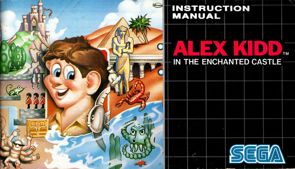 Manual - Alex Kidd in the Enchanted Castle - Mega Drive - Super Retro