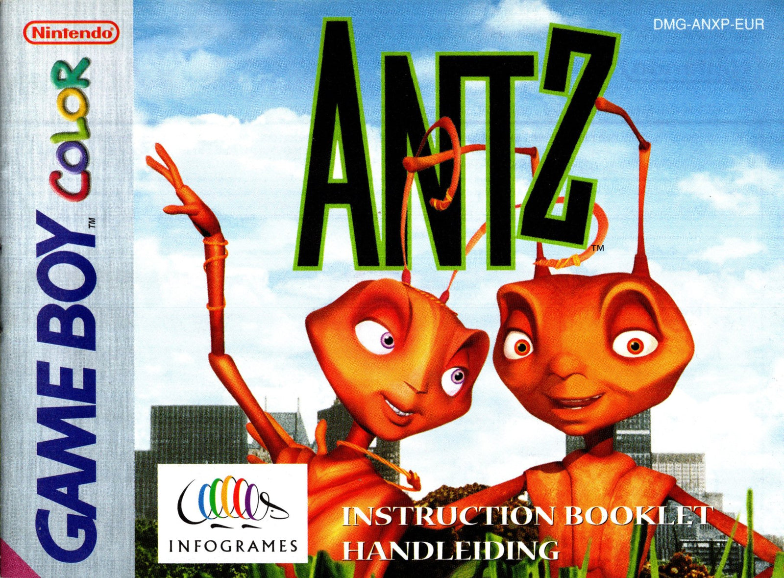 Manual - Antz - Game Boy Color - Super Retro - Manuals