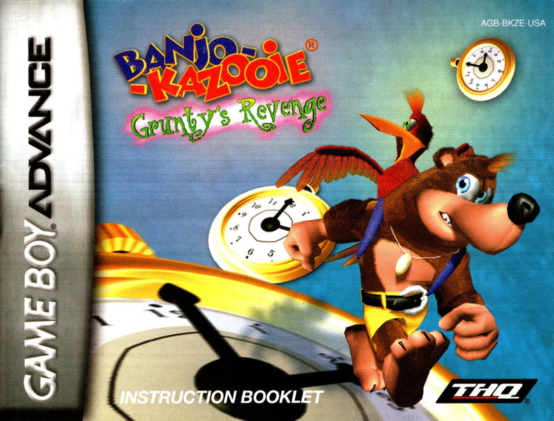 Manual - Banjo Kazooie: Grunty's Revenge - GBA - Super Retro