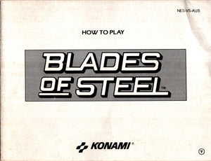 Manual - Blades of Steel - NES - Super Retro