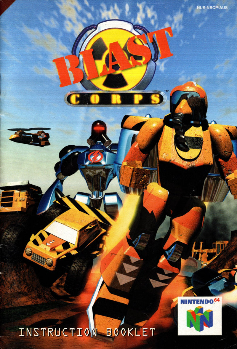 Manual - Blast Corps - N64 - Super Retro