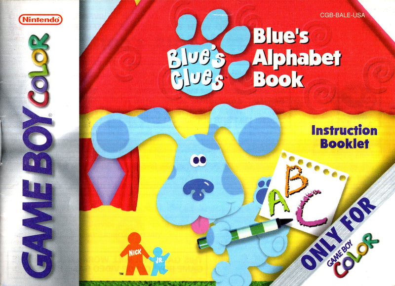 Manual - Blue's Clues: Blue's Alphabet Book - Super Retro