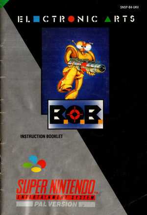 Manual - Bob - SNES - Super Retro