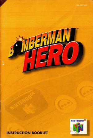 Manual - Bomberman Hero - N64 - Super Retro