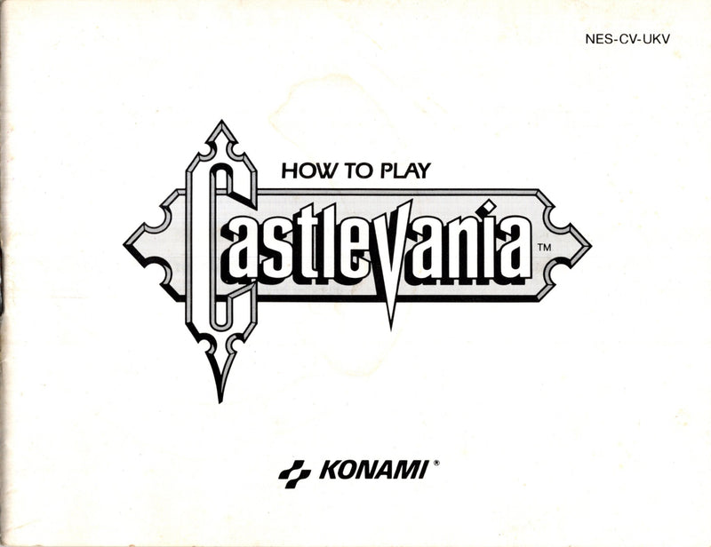 Manual - Castlevania - NES - Super Retro