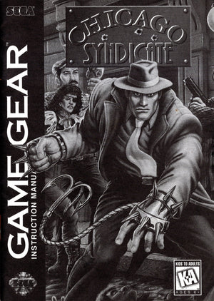 Manual - Chicago Syndicate - Game Gear - Super Retro