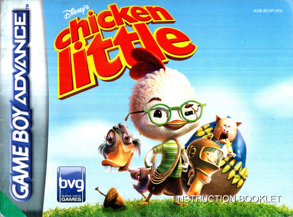 Manual - Chicken Little - GBA - Super Retro