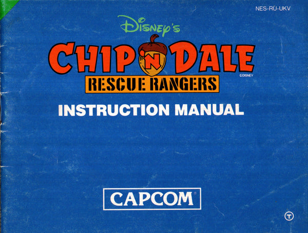 Manual - Chip 'N Dale Rescue Rangers - NES - Super Retro