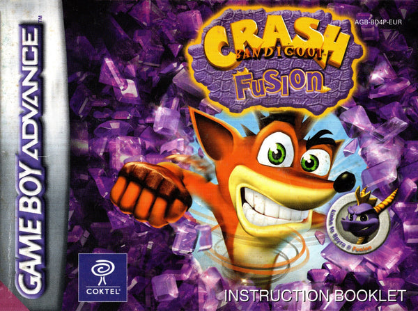 Manual - Crash Bandicoot: Fusion - GBA - Super Retro