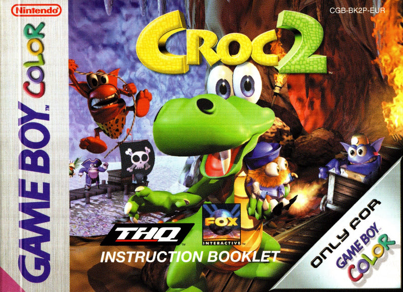 Manual - Croc 2 - Game Boy Color - Super Retro