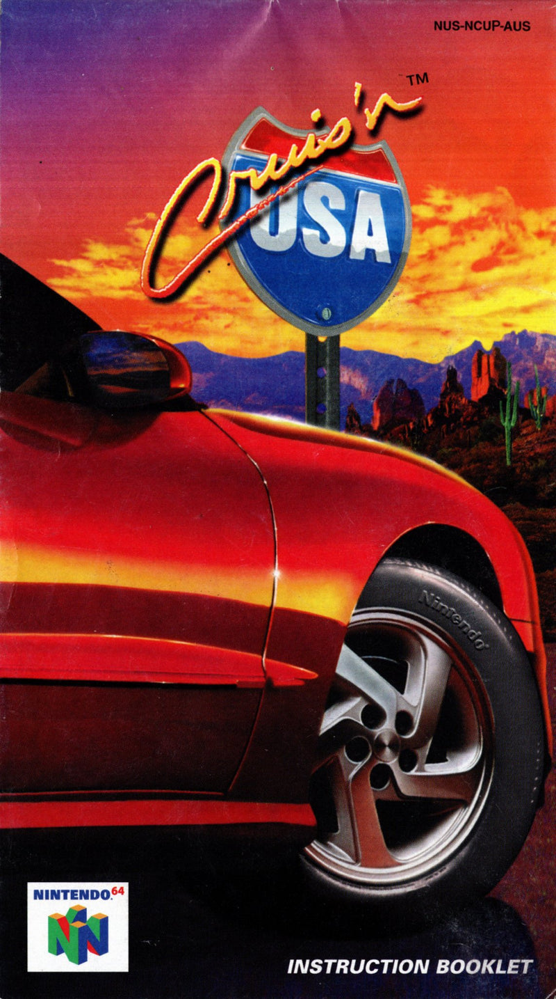 Manual - Cruis'n USA - N64 - Super Retro