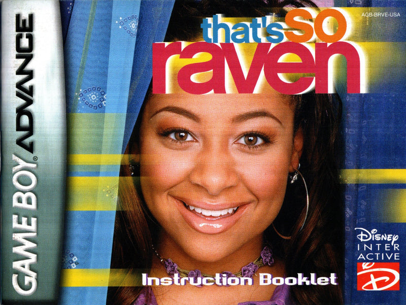 Manual - Disney's That's So Raven - GBA - Super Retro