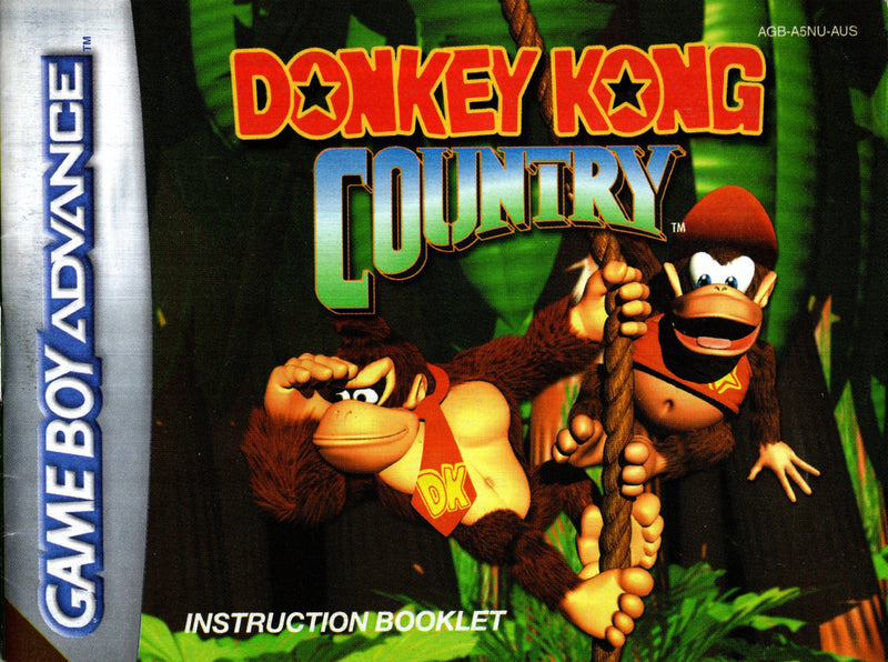 Manual - Donkey Kong Country - GBA - Super Retro