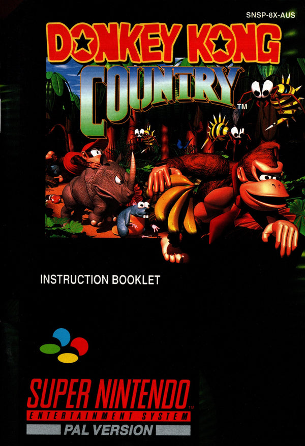 Manual - Donkey Kong Country - SNES - Super Retro