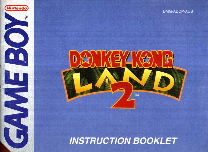 Manual - Donkey Kong Land 2 - Game Boy - Super Retro