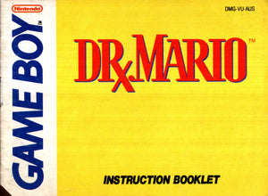 Manual - Dr. Mario - Game Boy - Super Retro