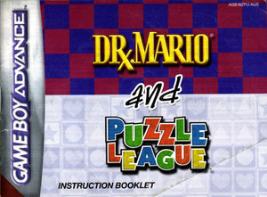 Manual - Dr. Mario & Puzzle League - GBA - Super Retro