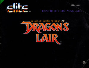 Manual - Dragon's Lair - NES - Super Retro