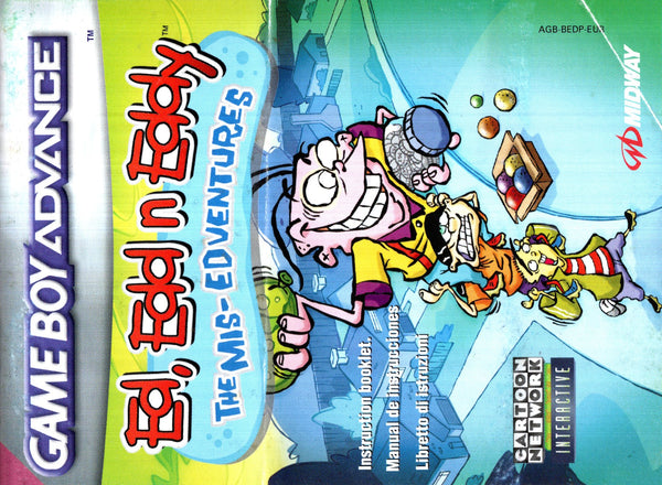 Manual - Ed, Edd n Eddy: The Mis - Edventures - GBA - Super Retro