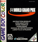 Manual - F - 1 World Grand Prix - Game Boy Color - Super Retro