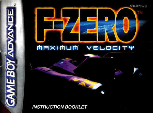 Manual - F - Zero: Maximum Velocity - GBA - Super Retro