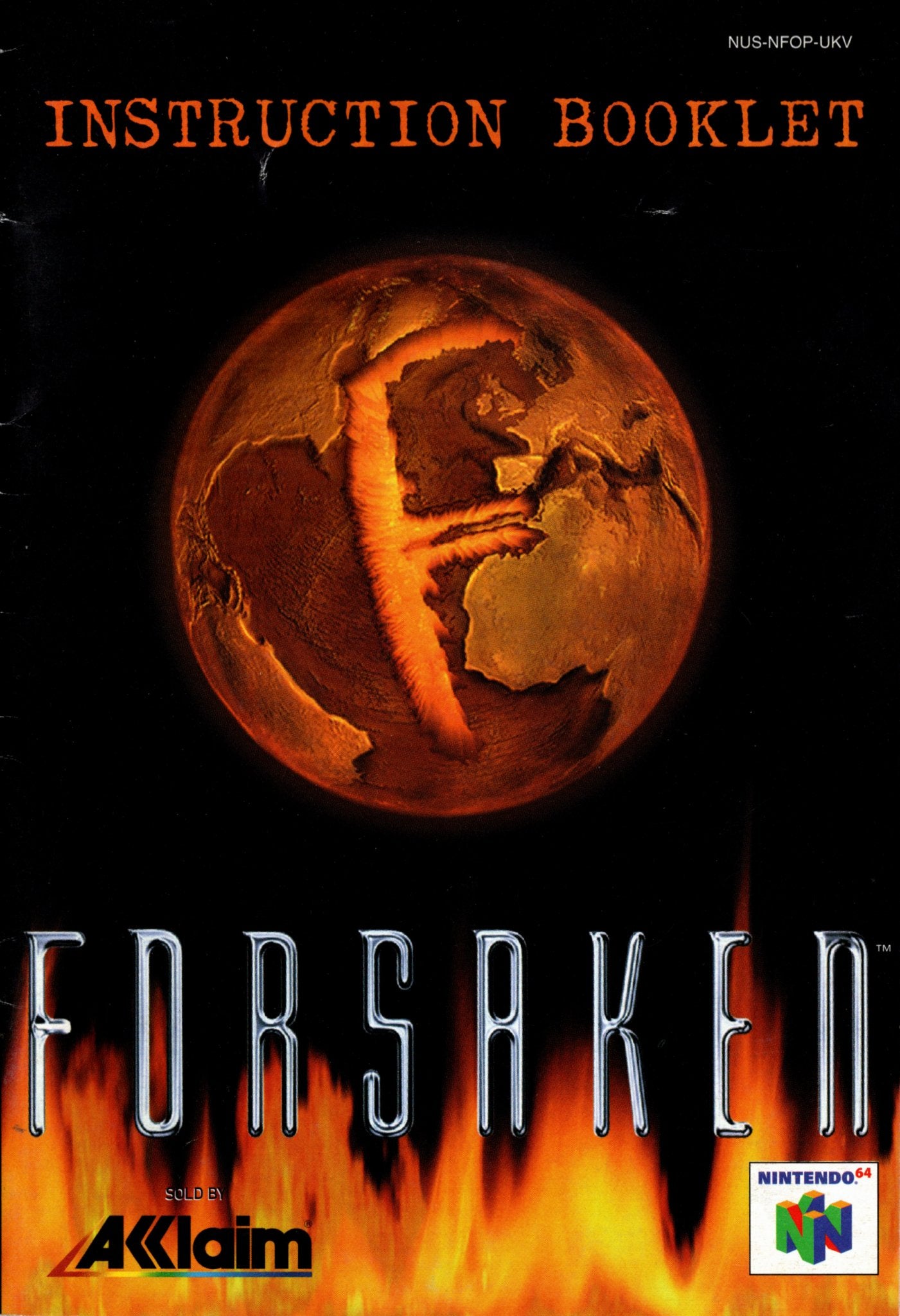 Manual - Forsaken 64 - N64 - Super Retro - Manuals