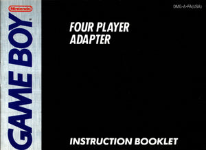 Manual - Four Player Adapter - Game Boy - Super Retro