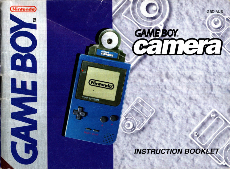 Manual - Game Boy Camera - Super Retro