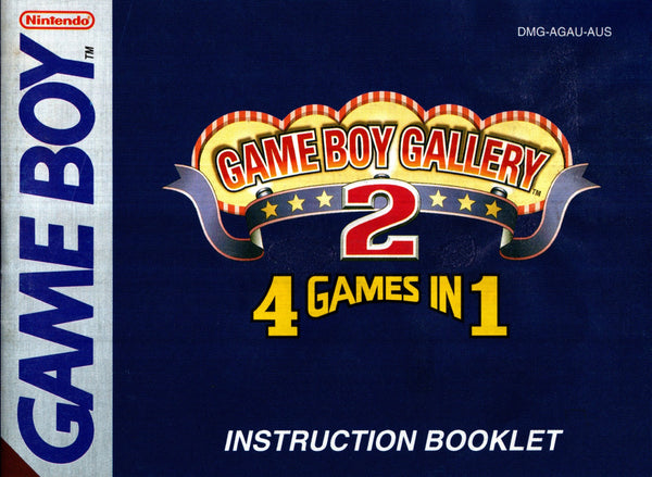 Manual - Game Boy Gallery 2 - Super Retro