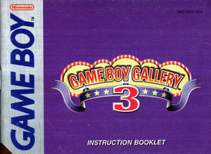 Manual - Game Boy Gallery 3 - Super Retro