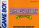 Manual - Game Boy Gallery: 5 Games in 1 - Super Retro