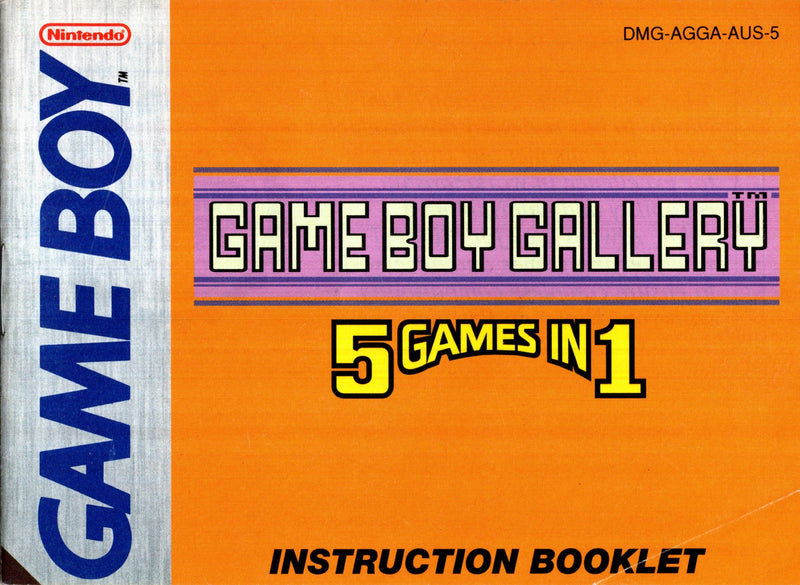 Manual - Game Boy Gallery: 5 Games in 1 - Super Retro