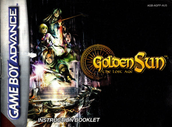 Manual - Golden Sun: The Lost Age - GBA - Super Retro