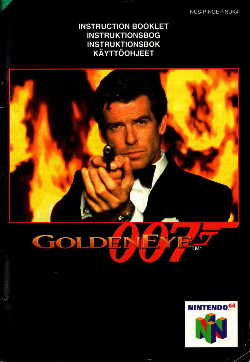 Manual - Goldeneye 007 - N64 - Super Retro