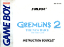 Manual - Gremlins 2: The New Batch - Game Boy - Super Retro