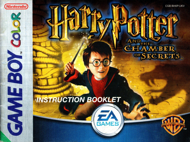 Manual - Harry Potter and the Chamber of Secrets - Game Boy Color - Super Retro