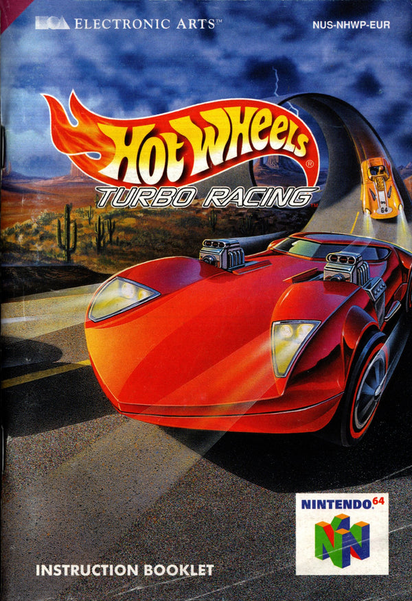 Manual - Hot Wheels Turbo Racing - N64 - Super Retro