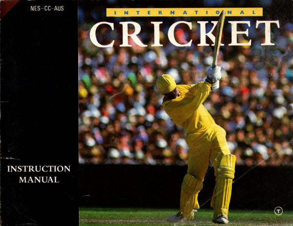 Manual - International Cricket - NES - Super Retro