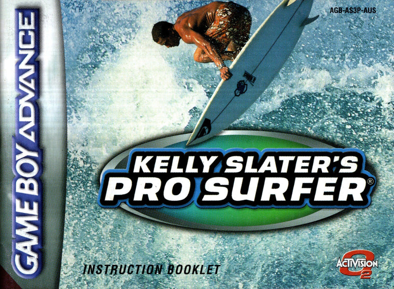 Manual - Kelly Slater’s Pro Surfer - GBA - Super Retro